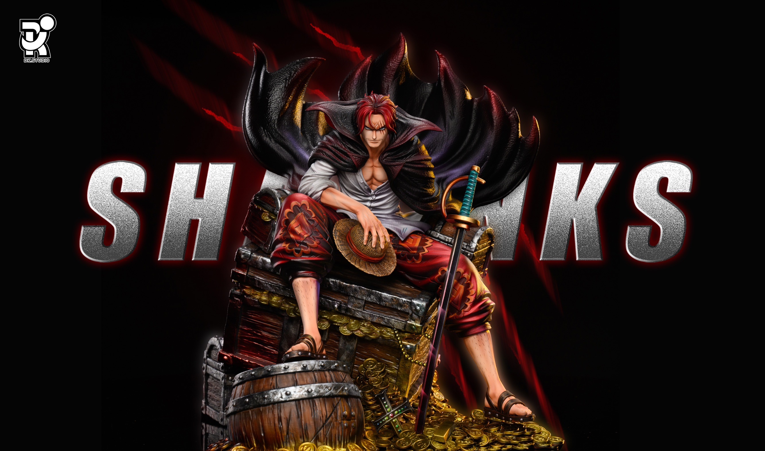 Shanks “ Red Hair “ ผมแดง by DK.Studio (มัดจำ)