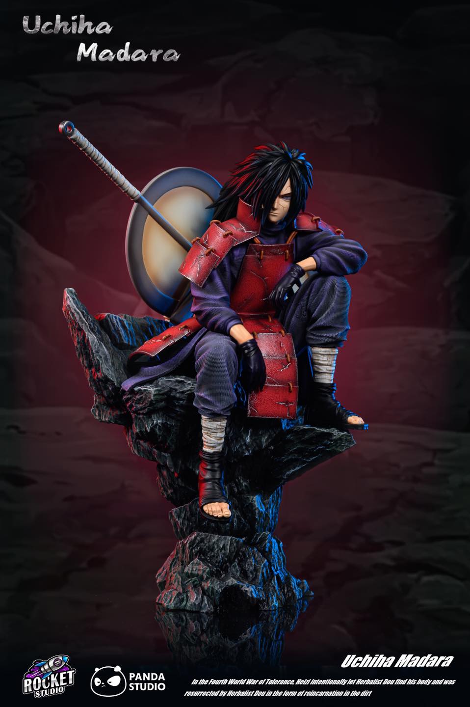 1/8 Uchiha Madara มาดาระ by Rocket Studio & Panda Studio (มัดจำ) [[SOLD OUT]]