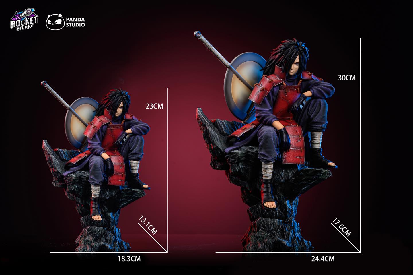 1/6 Uchiha Madara มาดาระ by Rocket Studio & Panda Studio (มัดจำ)