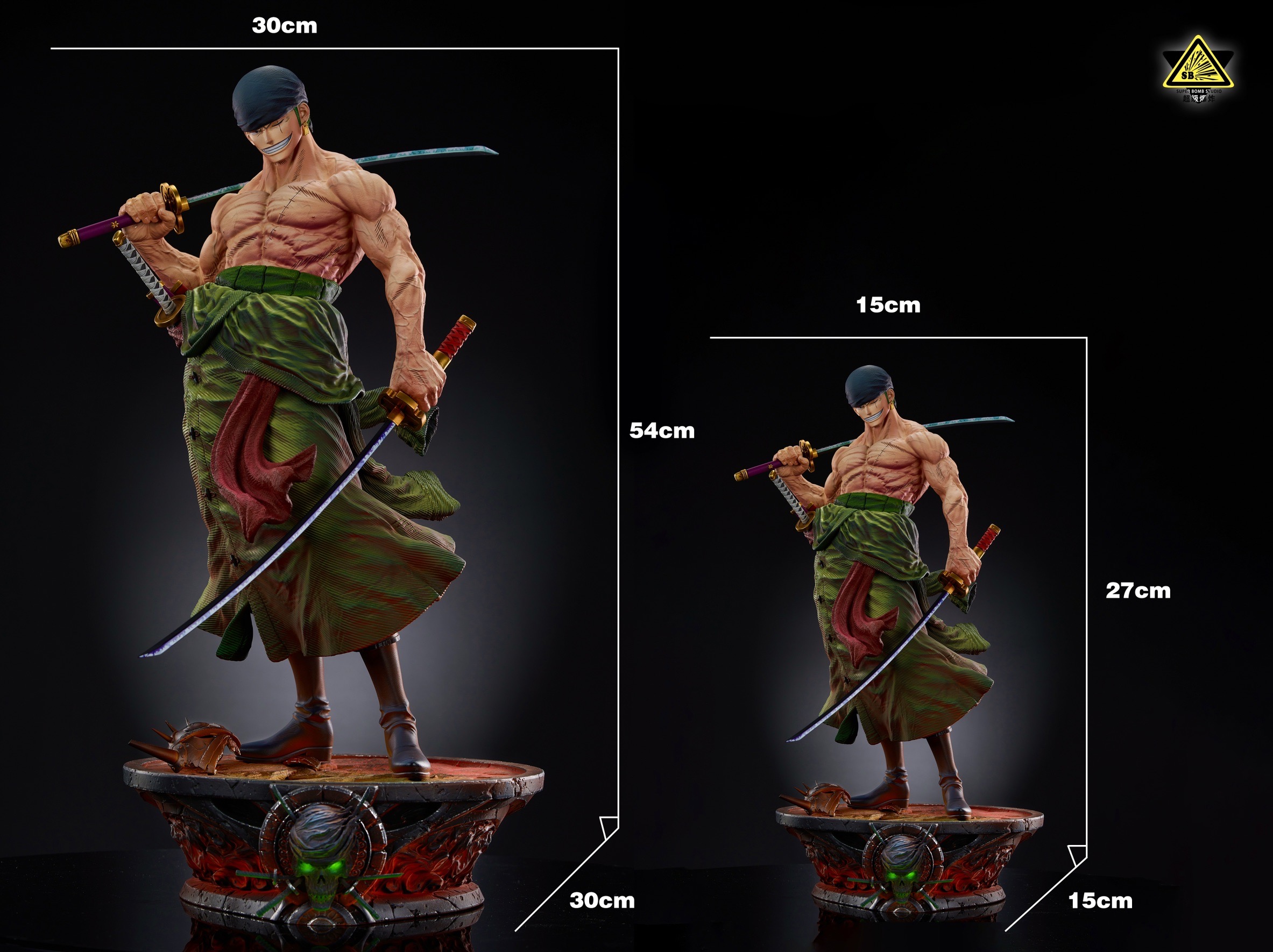 1/4 Roronoa Zoro นักล่าโจรสลัด โซโล by SBS ( Super Bomb Studio ) (มัดจำ)