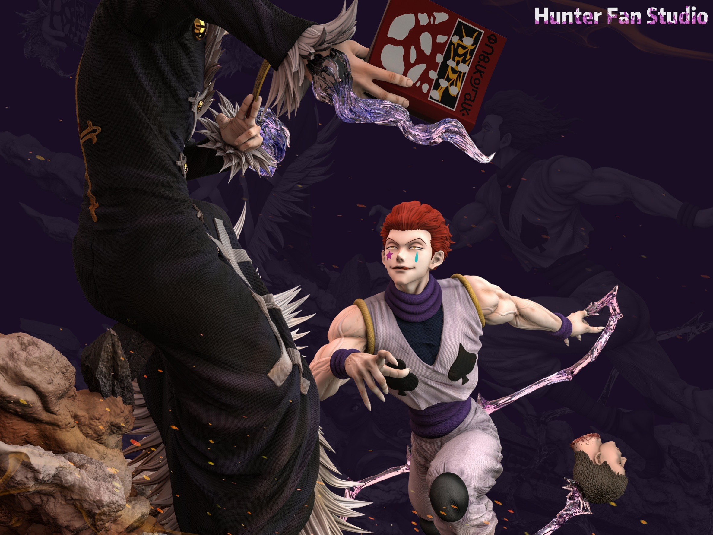 เฉพาะ Hisoka “ Epic Fight “ Kuroro vs Hisoka ฮิโซกะ คุโรโร่ by Hunter Fan Studio (มัดจำ) [[SOLD OUT]]